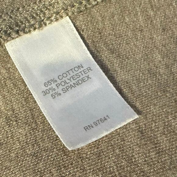 PureJill Women's brown taupe Heavyweight Ponte Knit Snap Front Jacket L Large - Picture 5 of 6